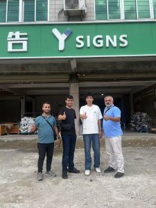 Turkish Business Delegation Visits YSigns LED Sign Factory — Y SIGNS LED project case study