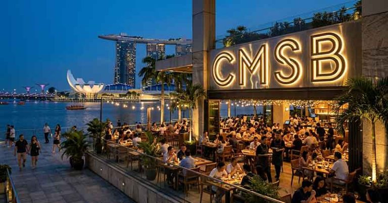 Illuminated Letter Signs for Marina Bay Restaurant | YSigns