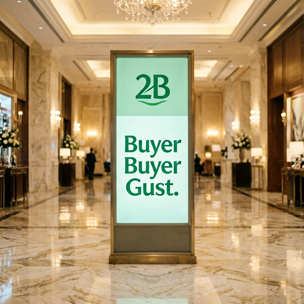 Hotel & Hospitality Signage - B2B buyer view of hospitality signage suite installation