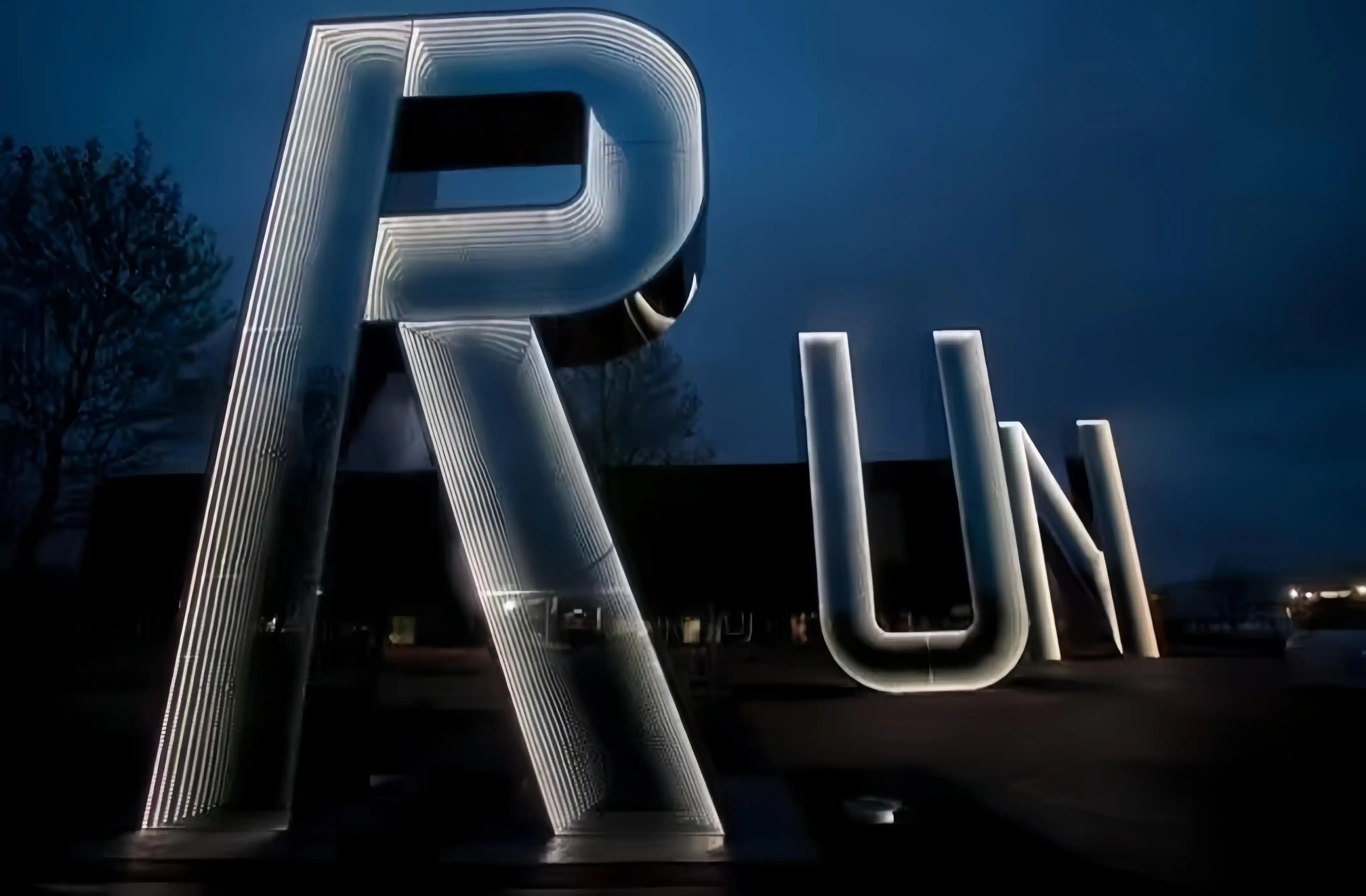 Infinity Mirror Letter Signs