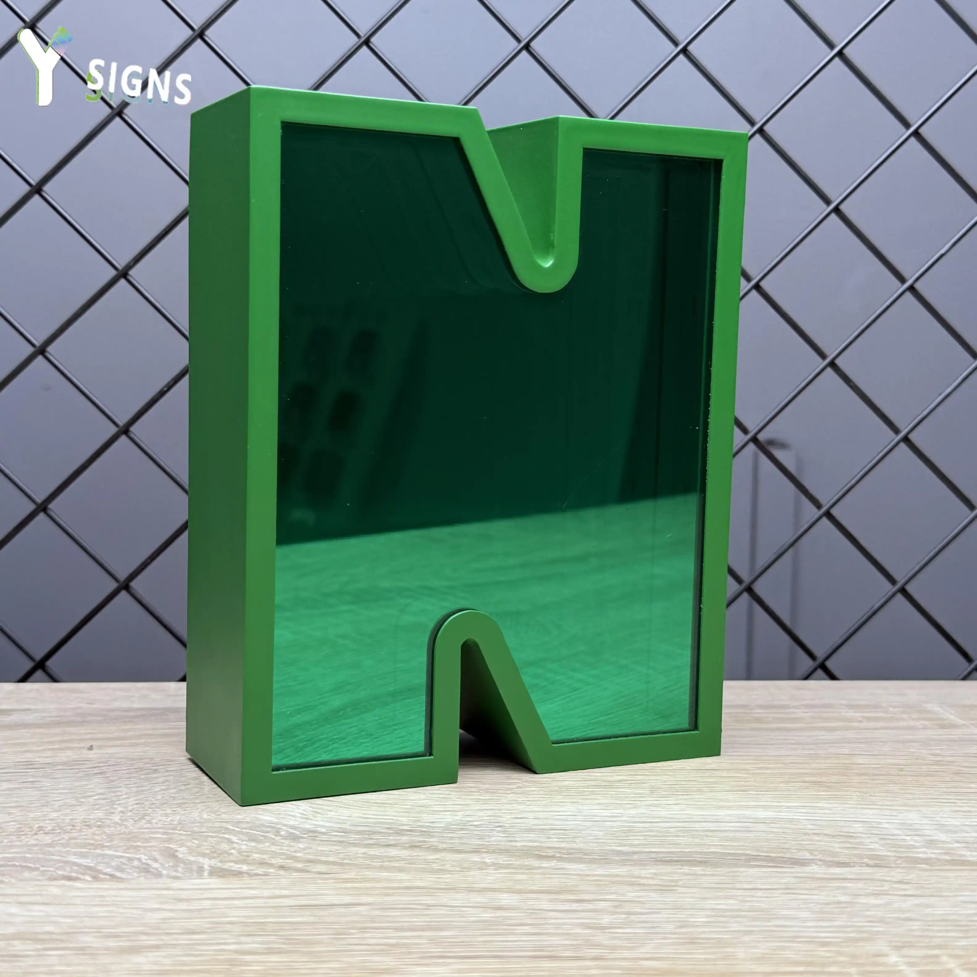 Infinity Mirror Letter Signs
