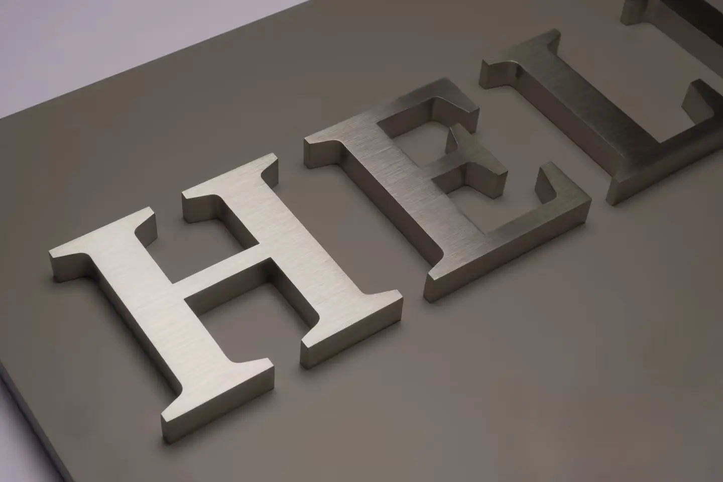 Stainless Steel Non-Illuminated Letter Signs