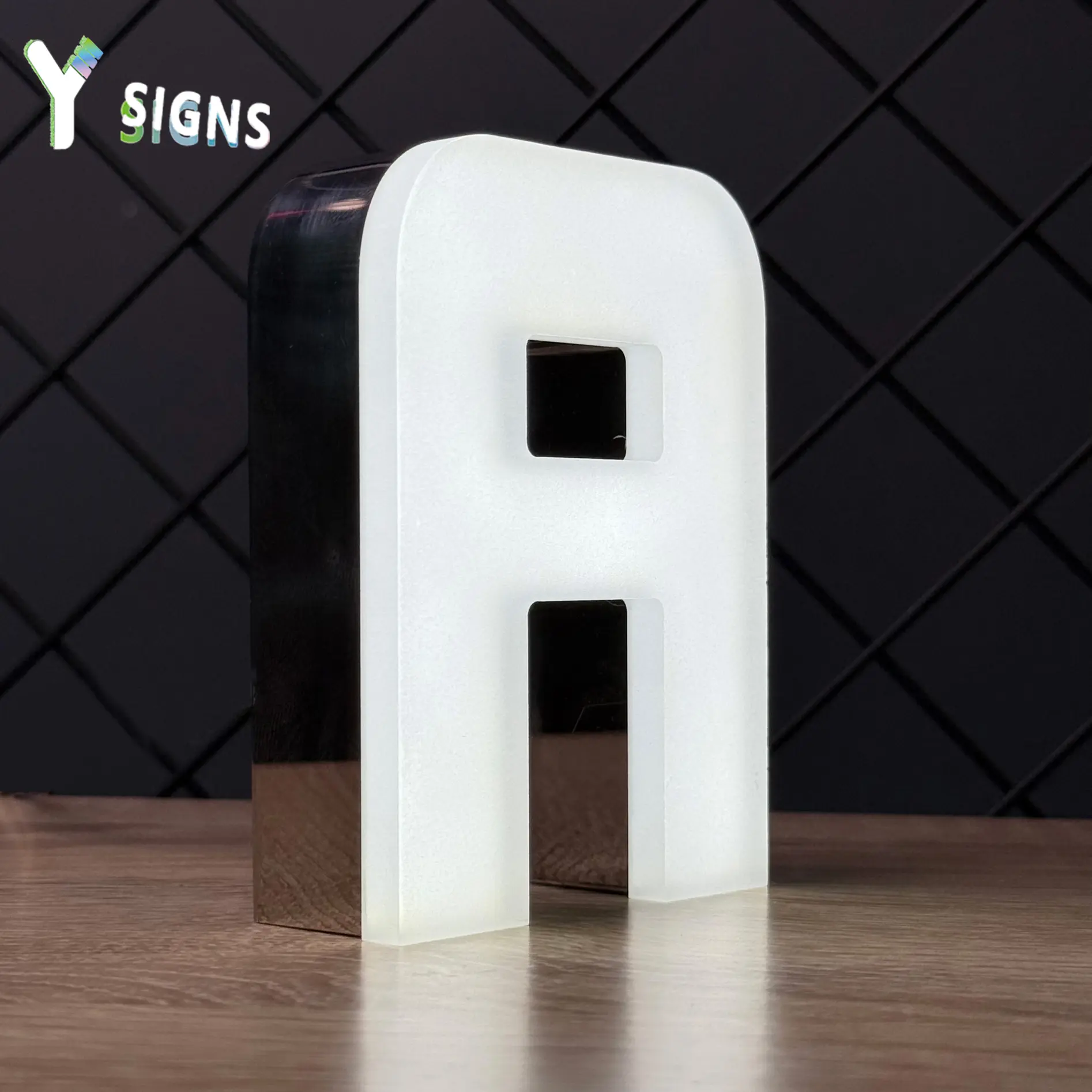 Front-Lit Resin Letter Signs