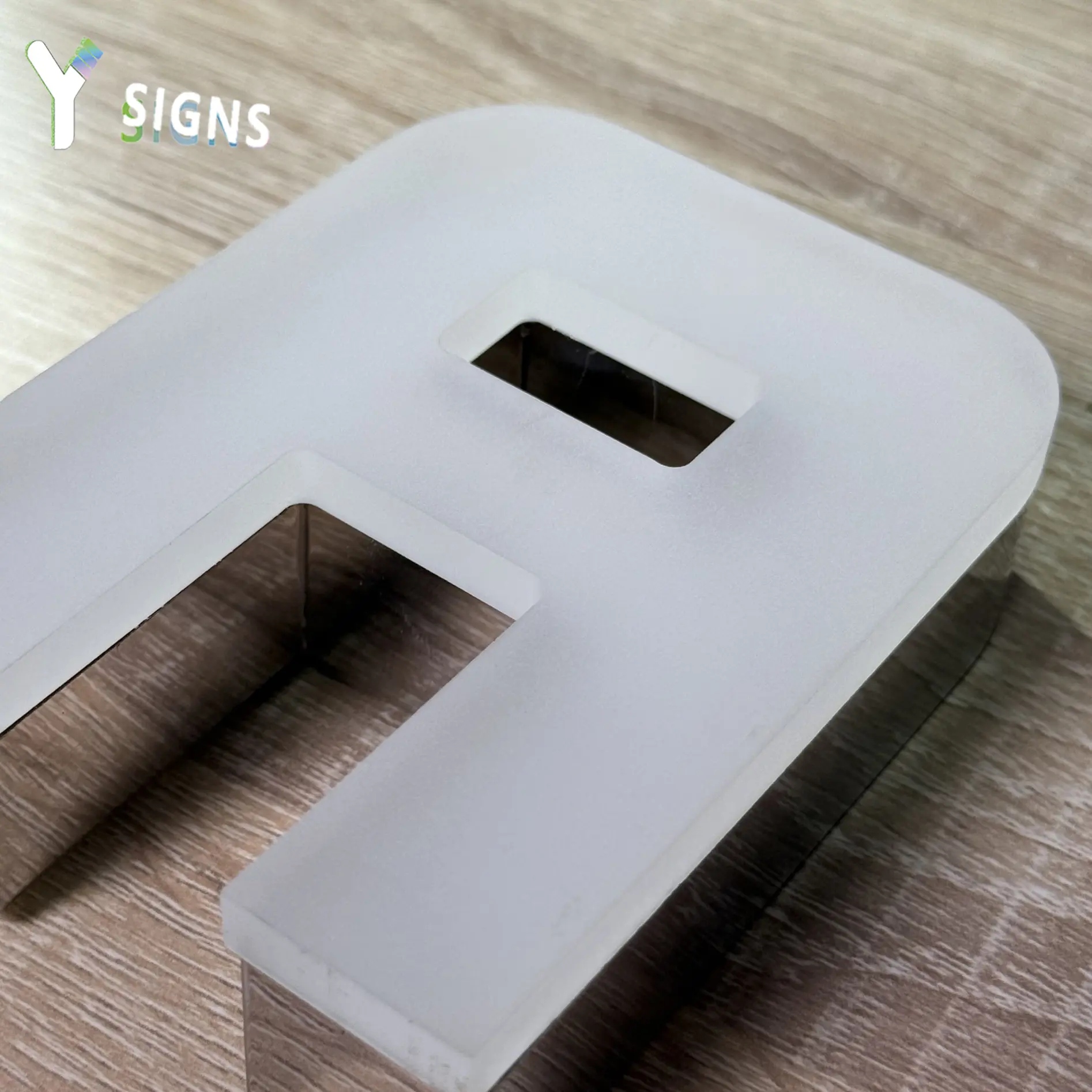 Front-Lit Resin Letter Signs