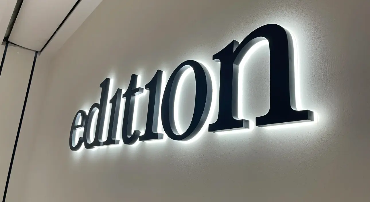 Stainless Steel Back-Lit Letter Signs