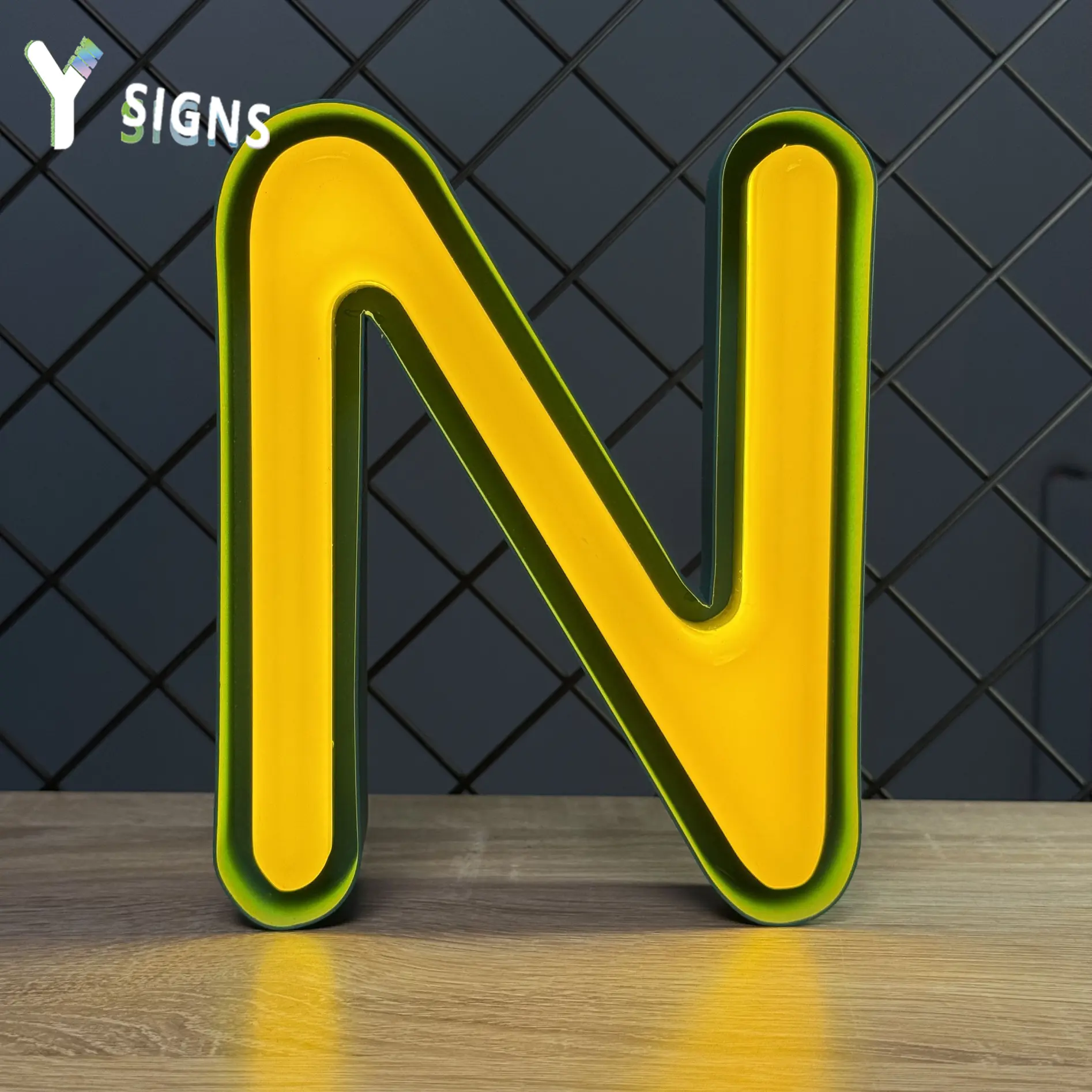 Vintage Neon Letter Signs