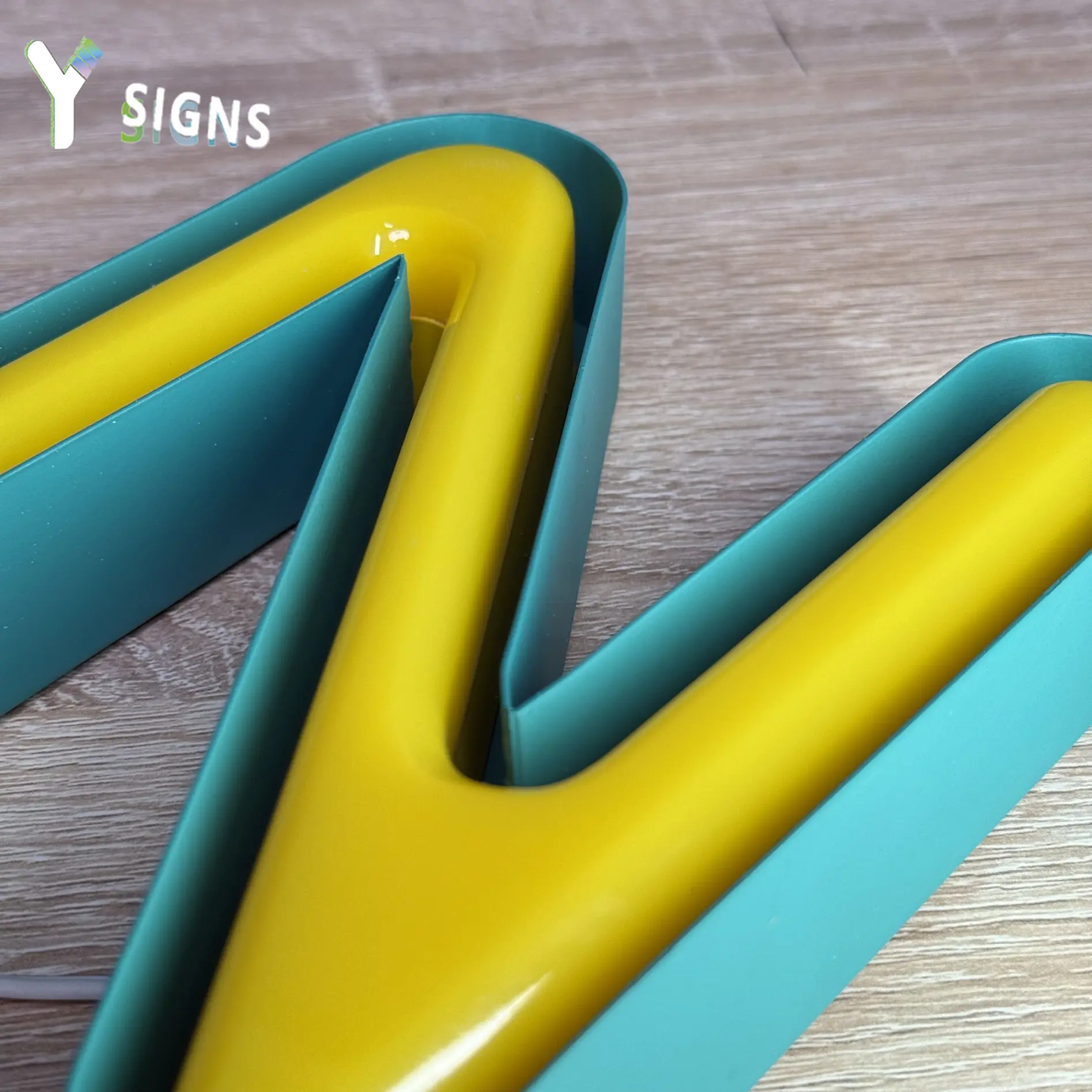 Vintage Neon Letter Signs