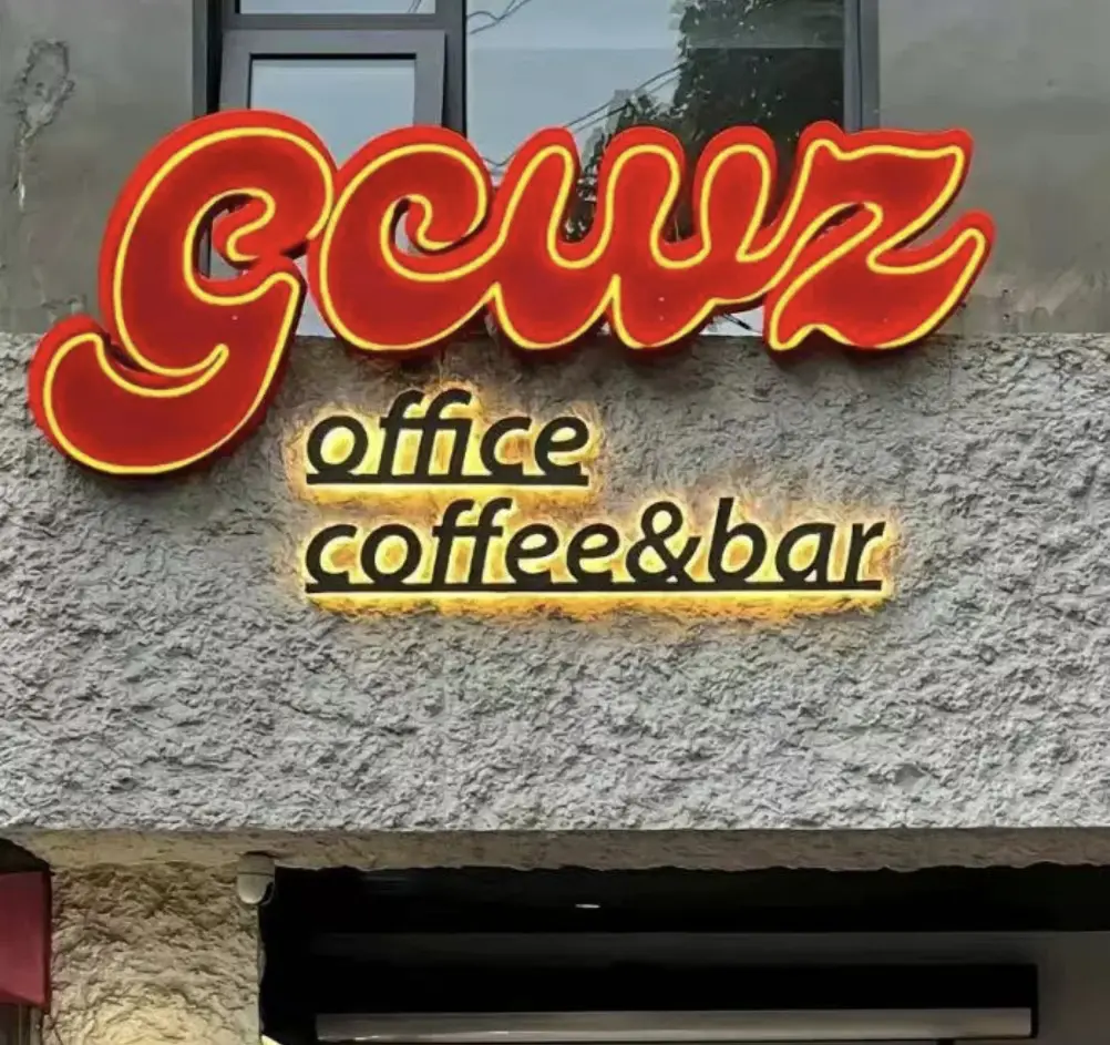 Vintage Neon Letter Signs