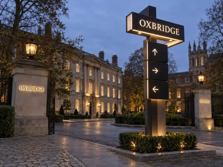 Multi-Level Pylon Sign and Campus Wayfinding for a UK University — signage case study