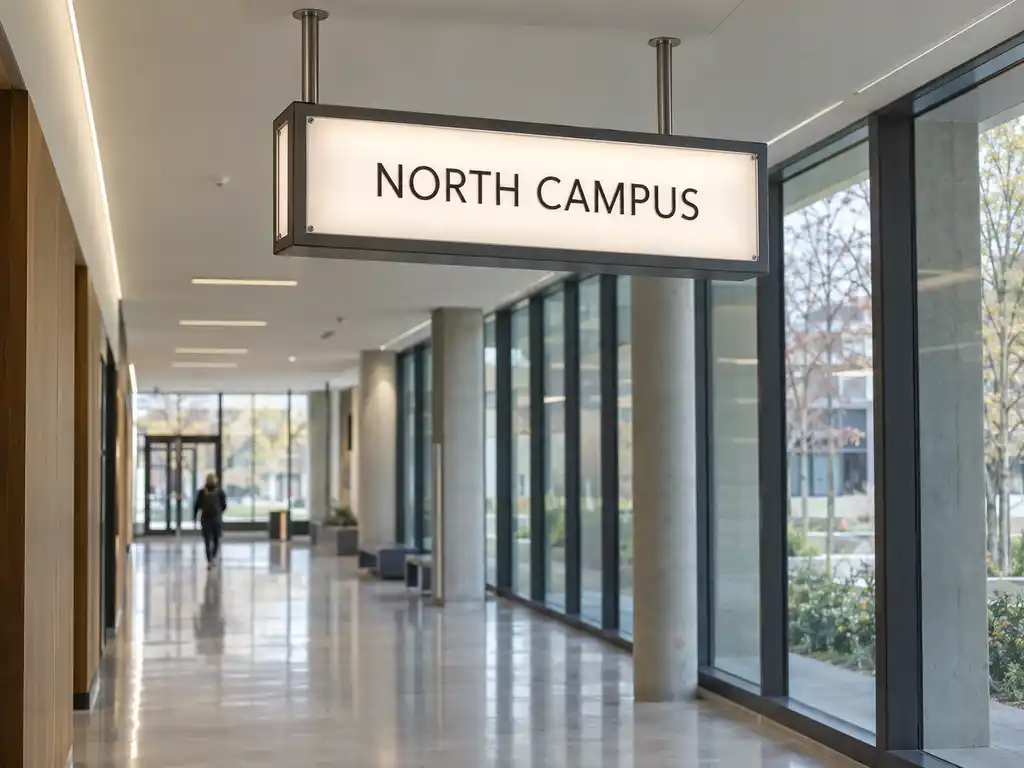 Campus Wayfinding Sign System for a Canadian Corporate Campus — Canada signage project detail 1
