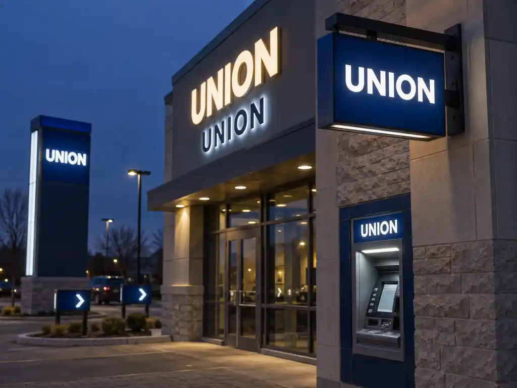 Bilingual Branch Signage and 24-Hour ATM Identification for a Canadian Credit Union — Canada signage project detail 1