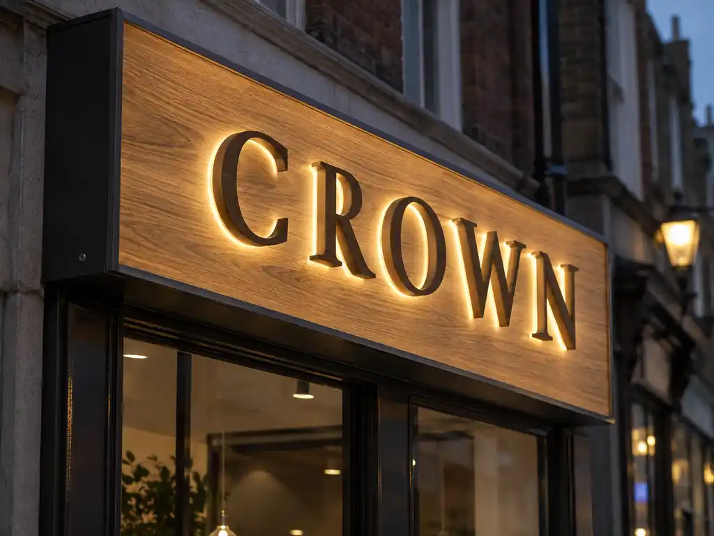 Traditional Illuminated Fascias and Timber-Face Letters for a UK Pub Chain — United Kingdom signage project detail 1