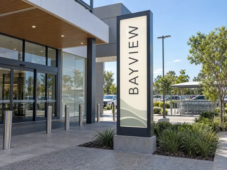 Wayfinding and Directory Signage for an Australian Shopping Centre — signage case study