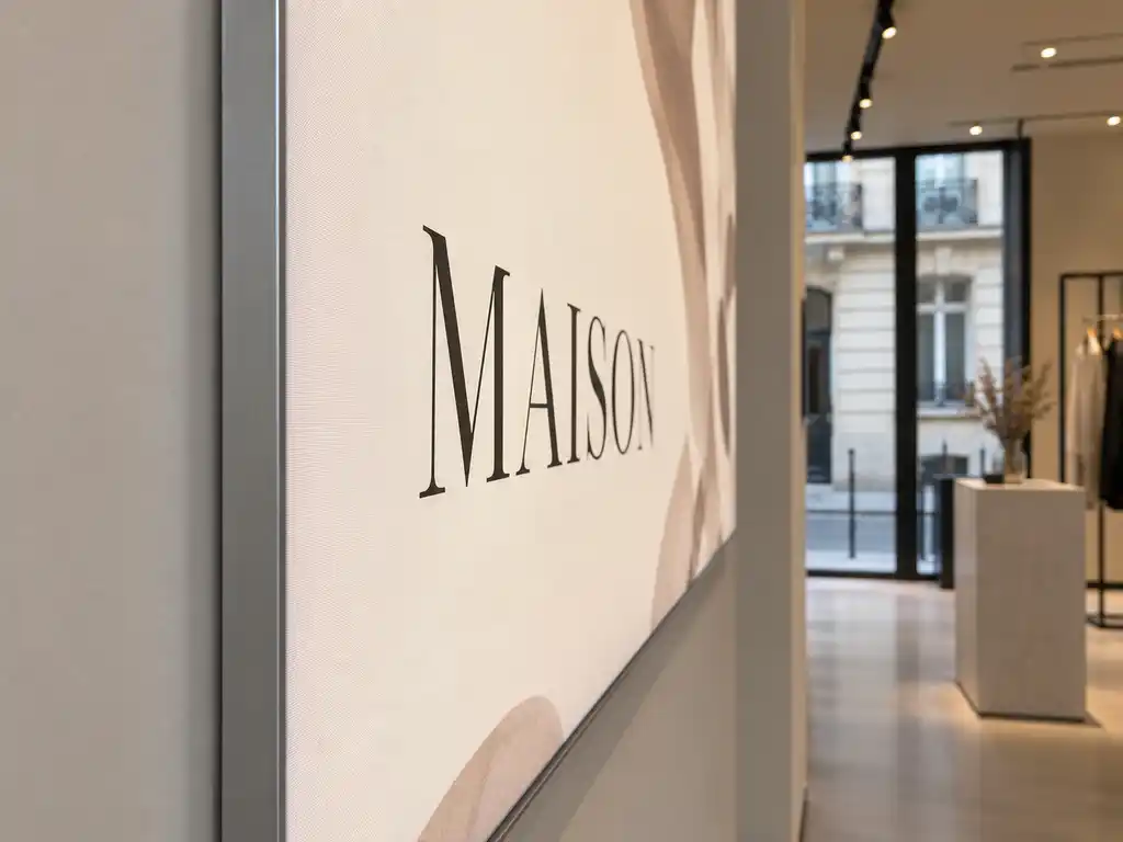 Ultra-Thin SEG Light Box Wall for a European Retail Flagship — Europe signage project detail 2